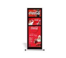 3 sides advertising screen design for Famous Drinking Brand